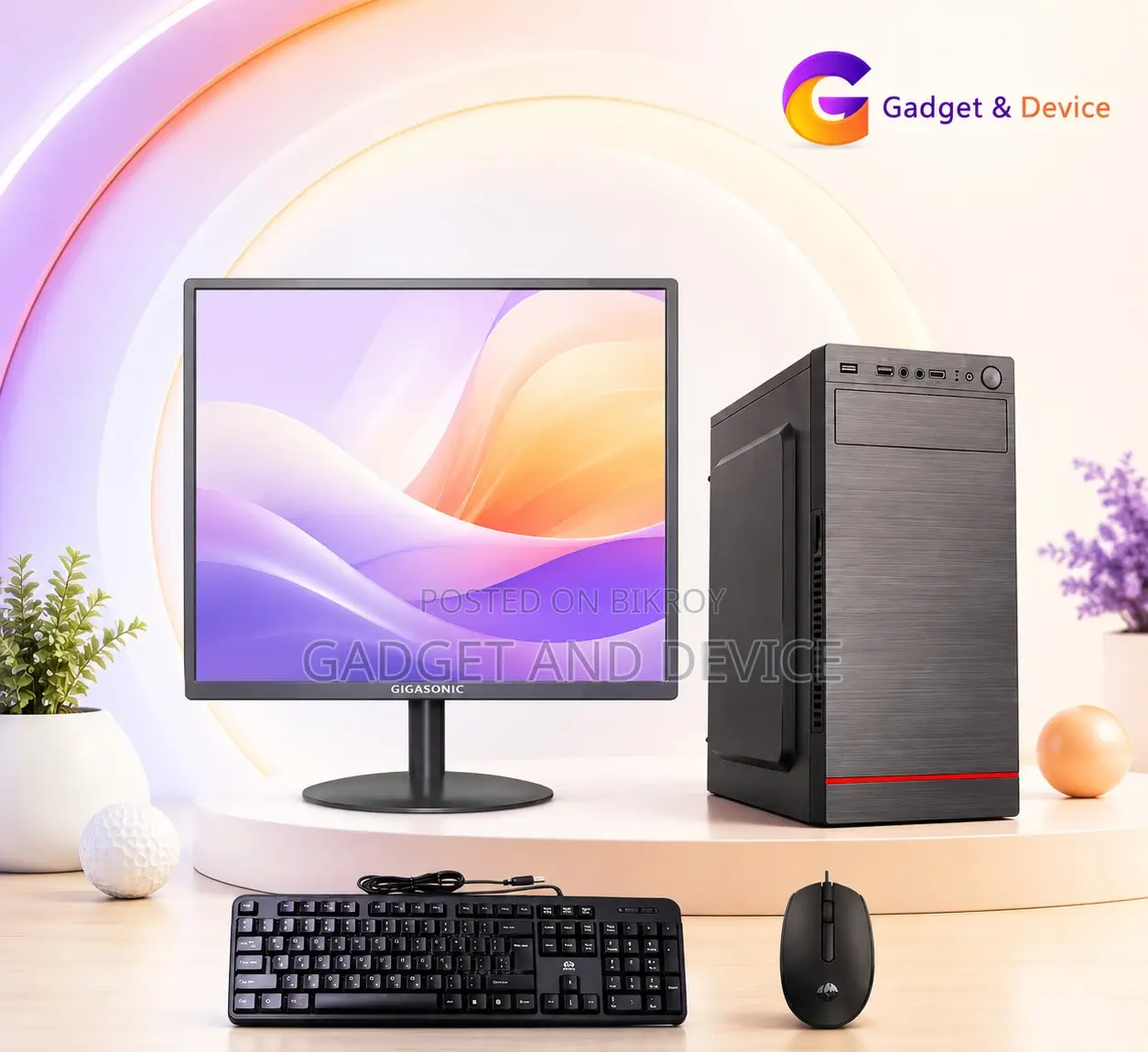 New Desktop Computer 4GB Intel Core i3 HDD 500GB