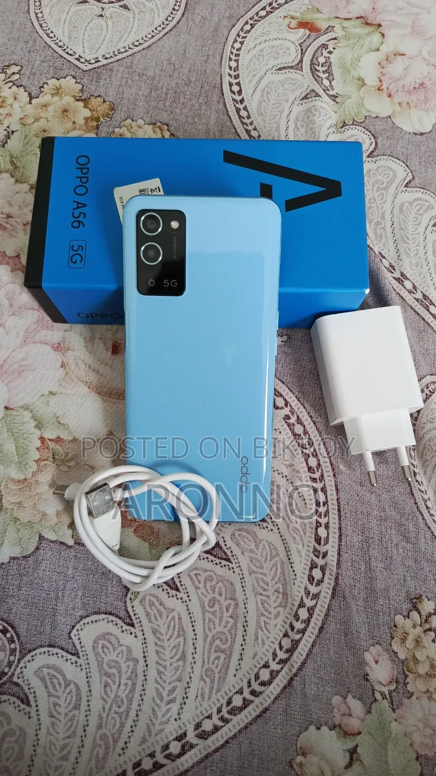New Oppo A56 5G 256 GB Blue