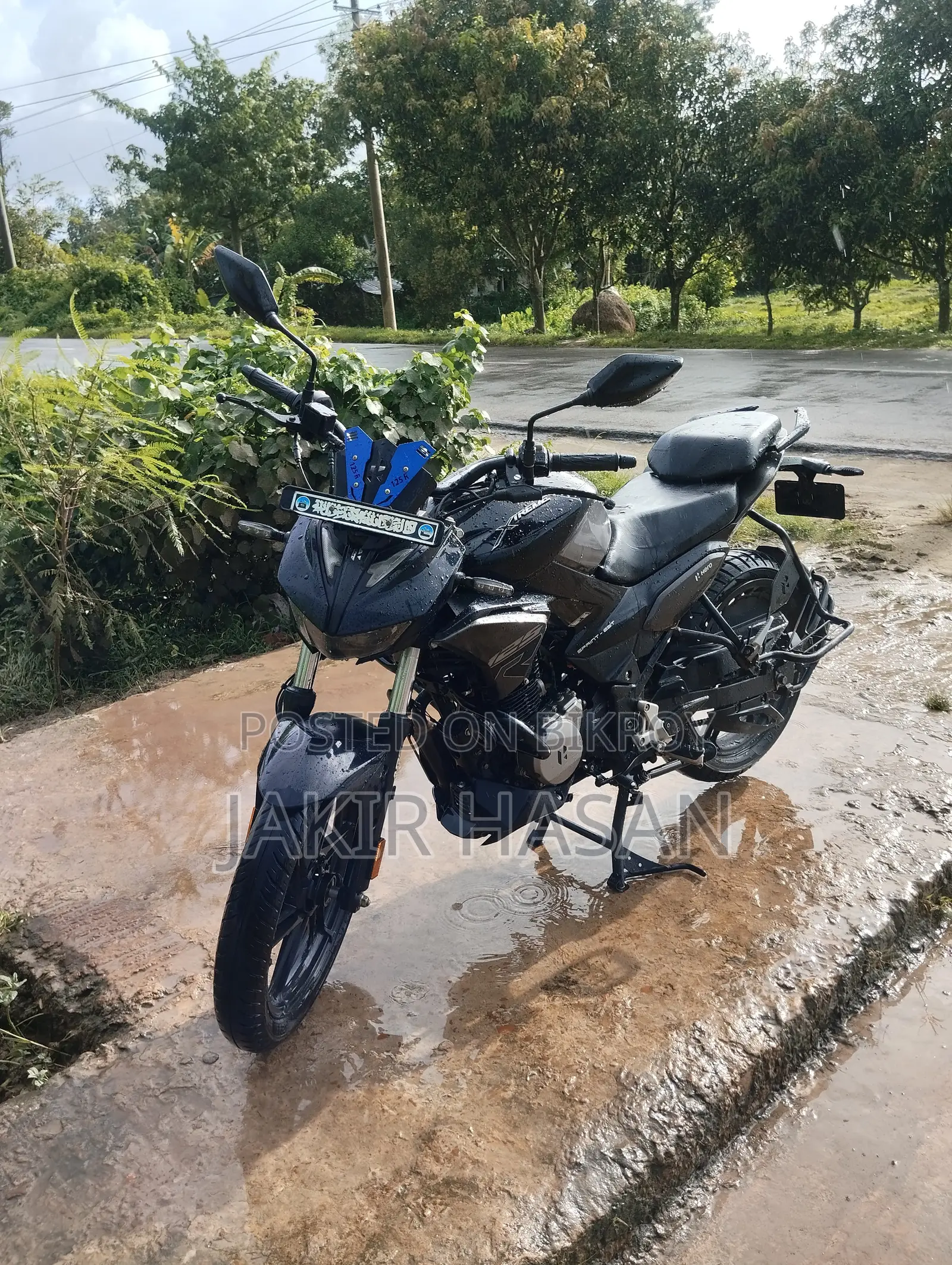 New Hero Xtreme 125R 2025 Black