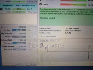 Samsung and SK Hynix Nvme SSD 512GB +512GB