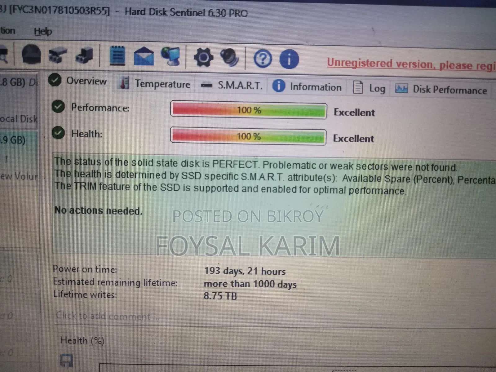 Samsung and SK Hynix Nvme SSD 512GB +512GB