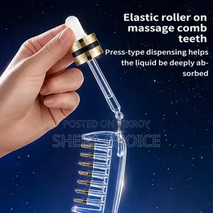 Scalp Oil Applicator Roller Ball Hair Oil Dispenser Comb