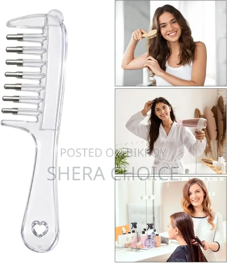 Scalp Oil Applicator Roller Ball Hair Oil Dispenser Comb