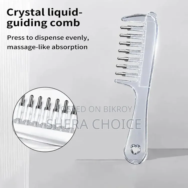 Scalp Oil Applicator Roller Ball Hair Oil Dispenser Comb