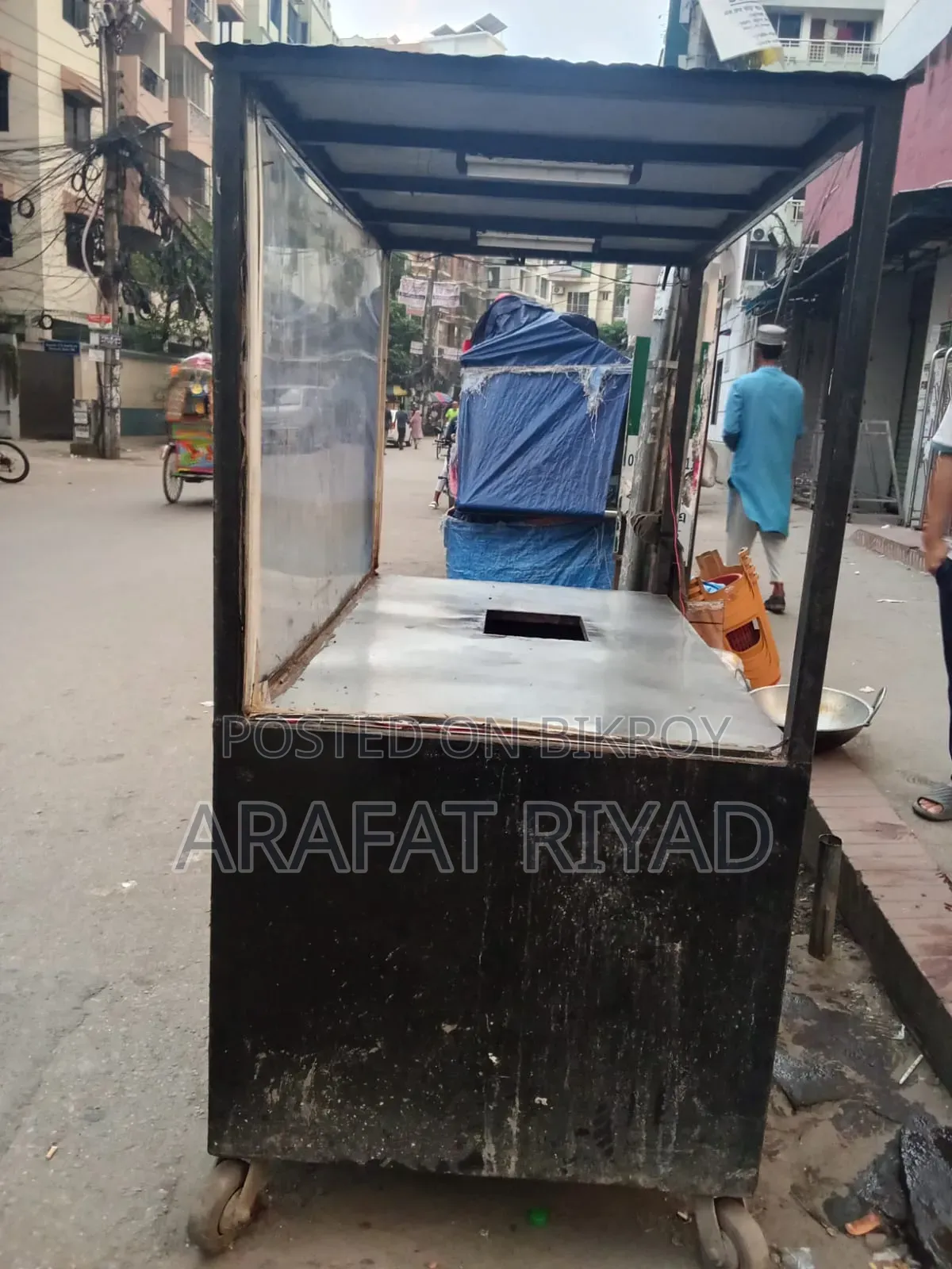 This food cart will be sold
