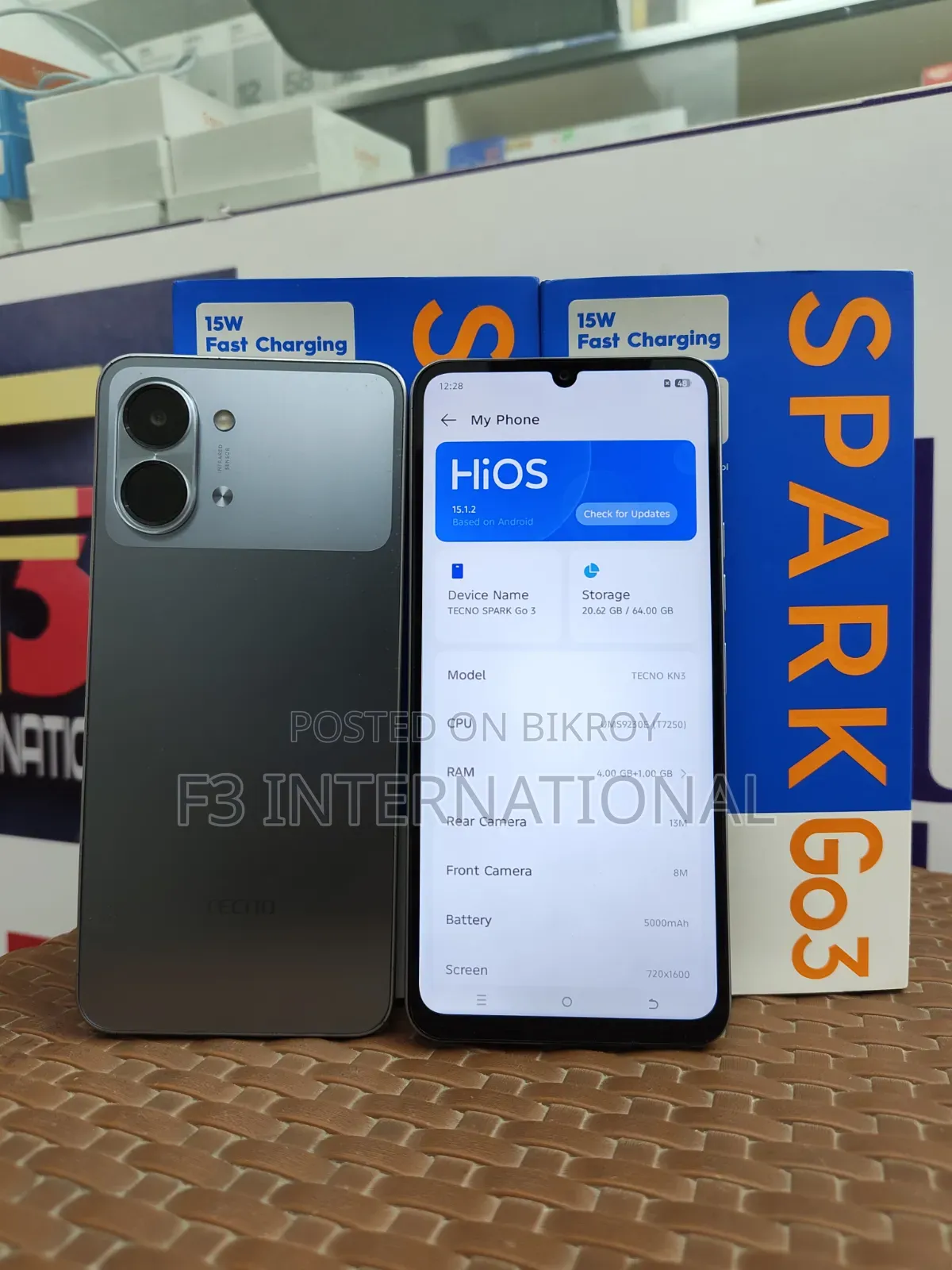 Tecno Spark Go 3 64 GB Silver