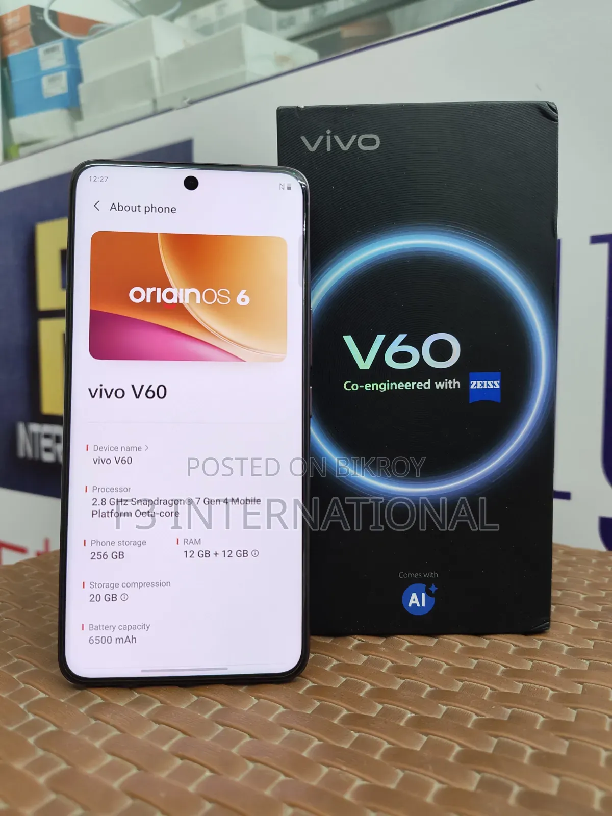 Vivo V60 256 GB Purple