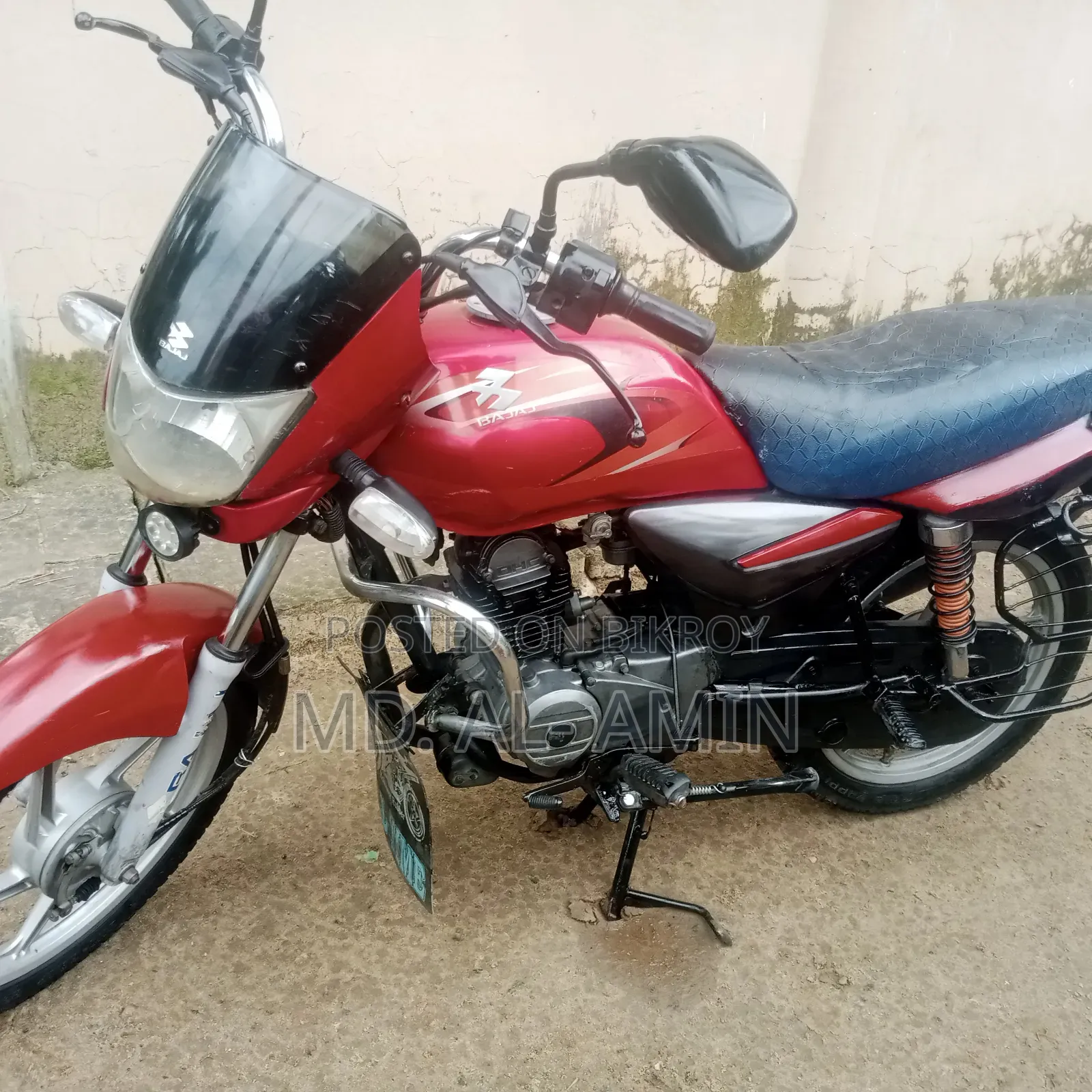Bajaj Platina 100 2015 Red