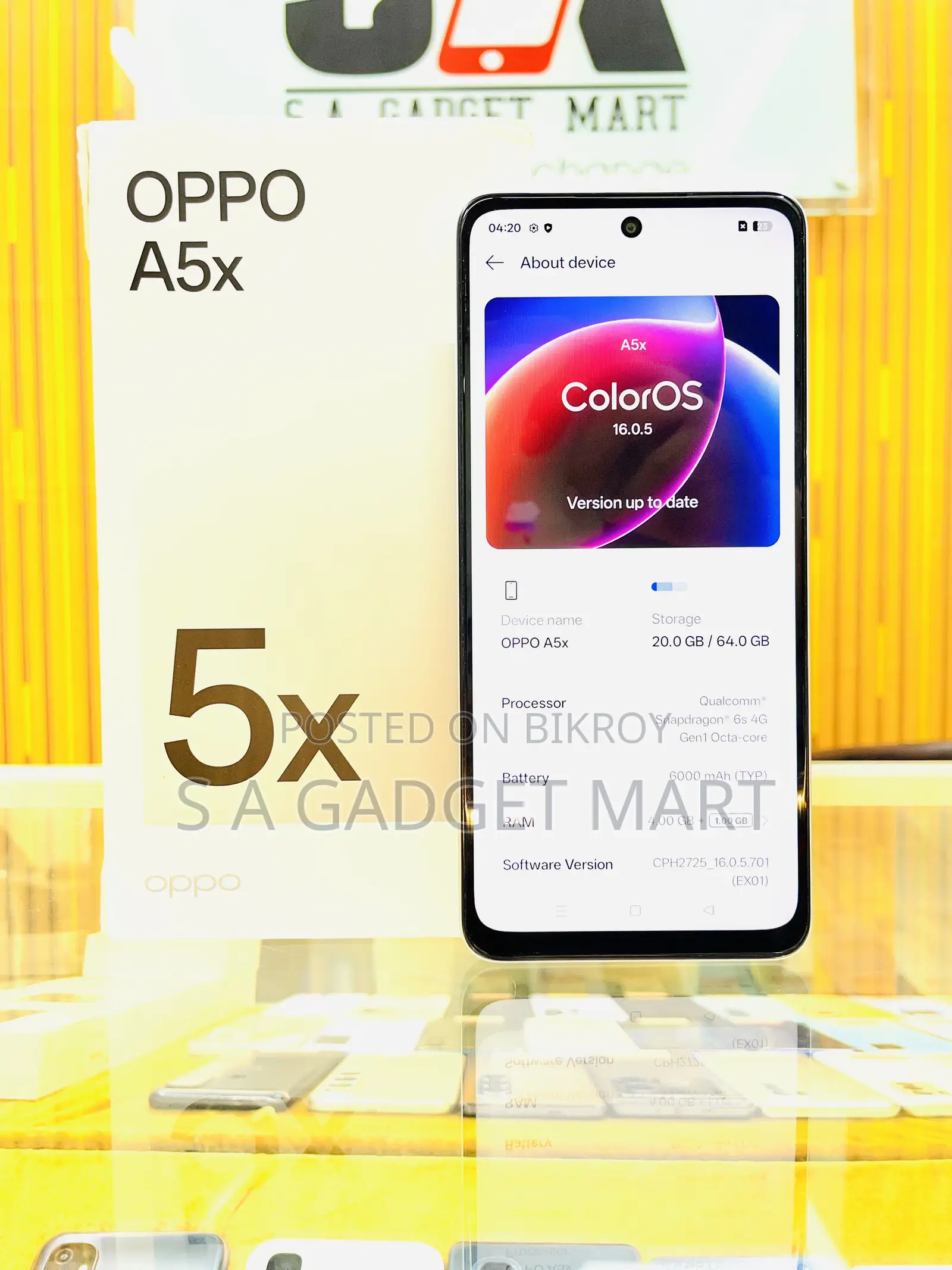 Oppo A5X 128 GB White