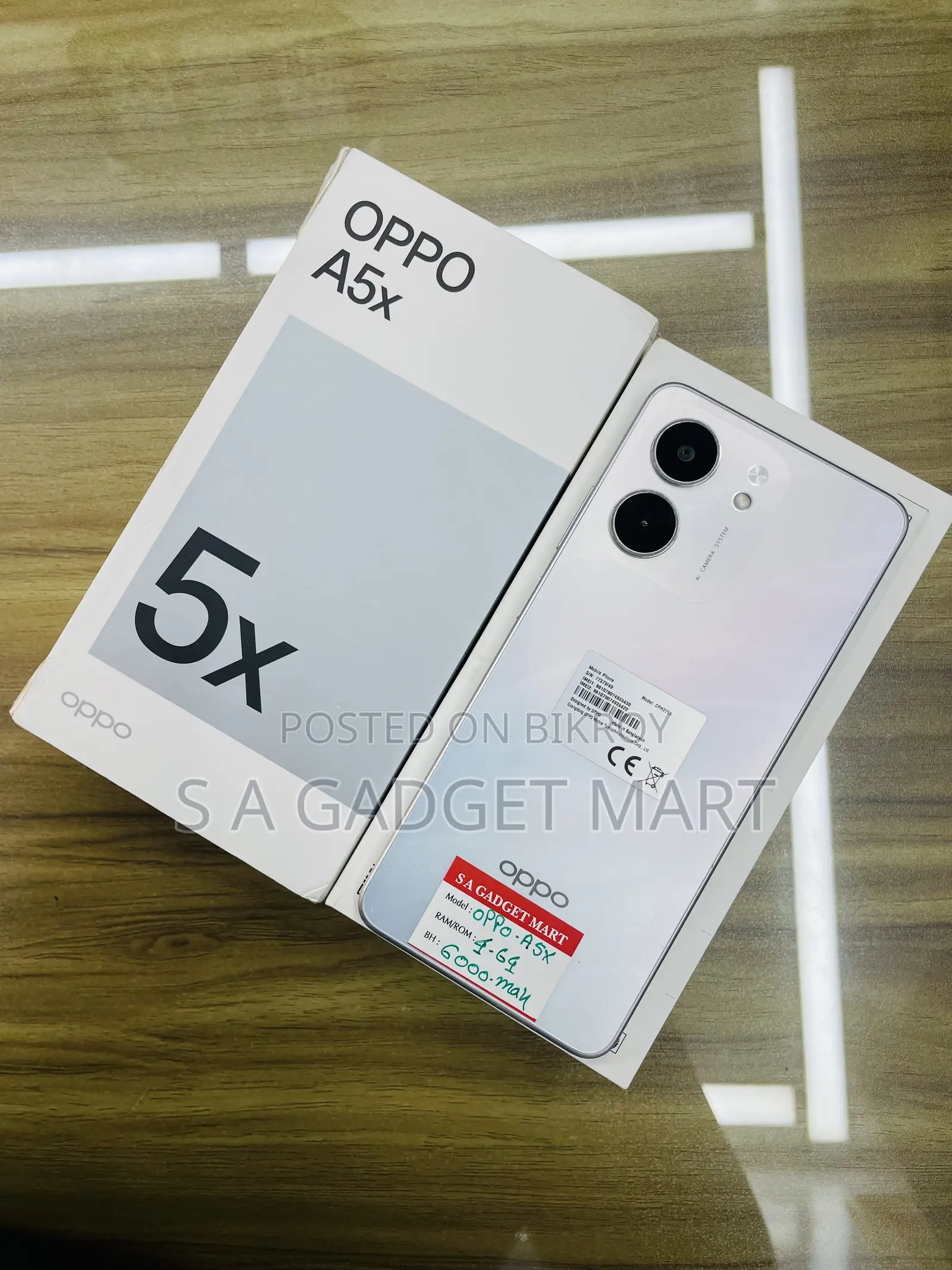 Oppo A5X 128 GB White
