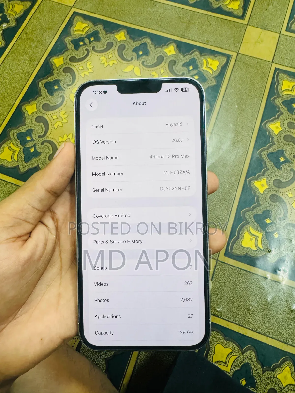 New Apple iPhone 13 Pro Max 128 GB White