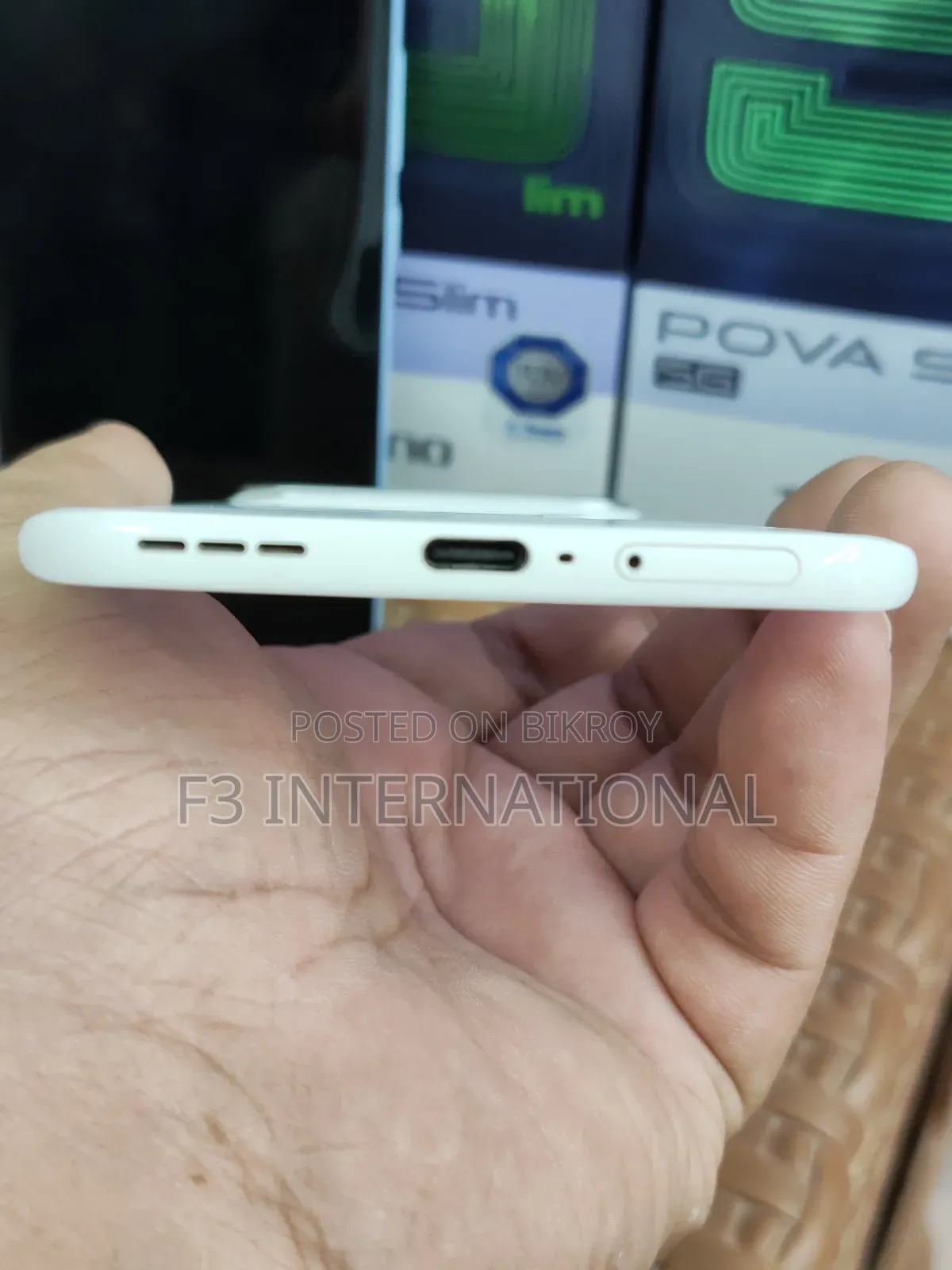 টেকনো পোভা স্লিম 5G 256 GB কালো