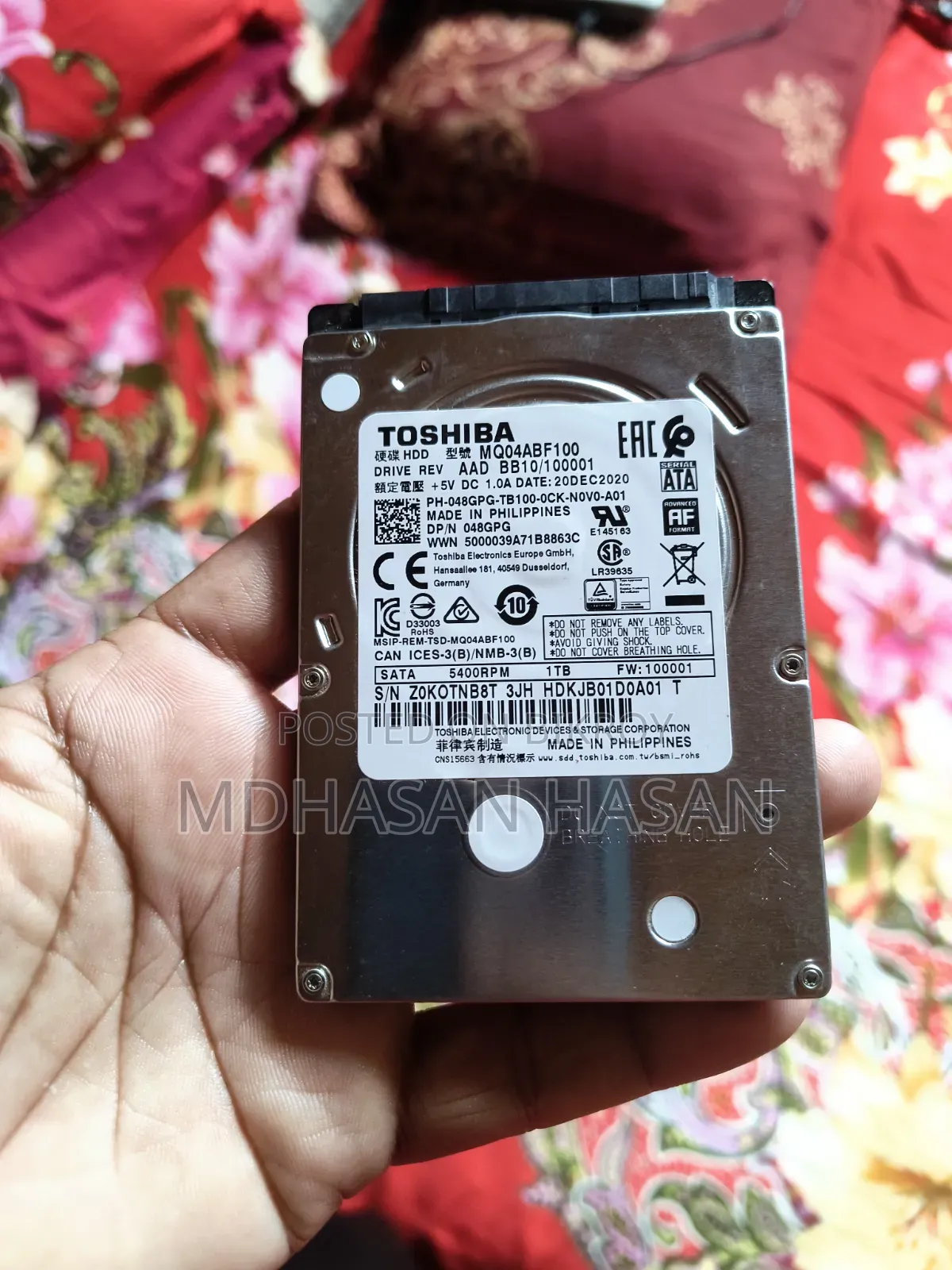 Laptop Dell 8gb HDD 1t
