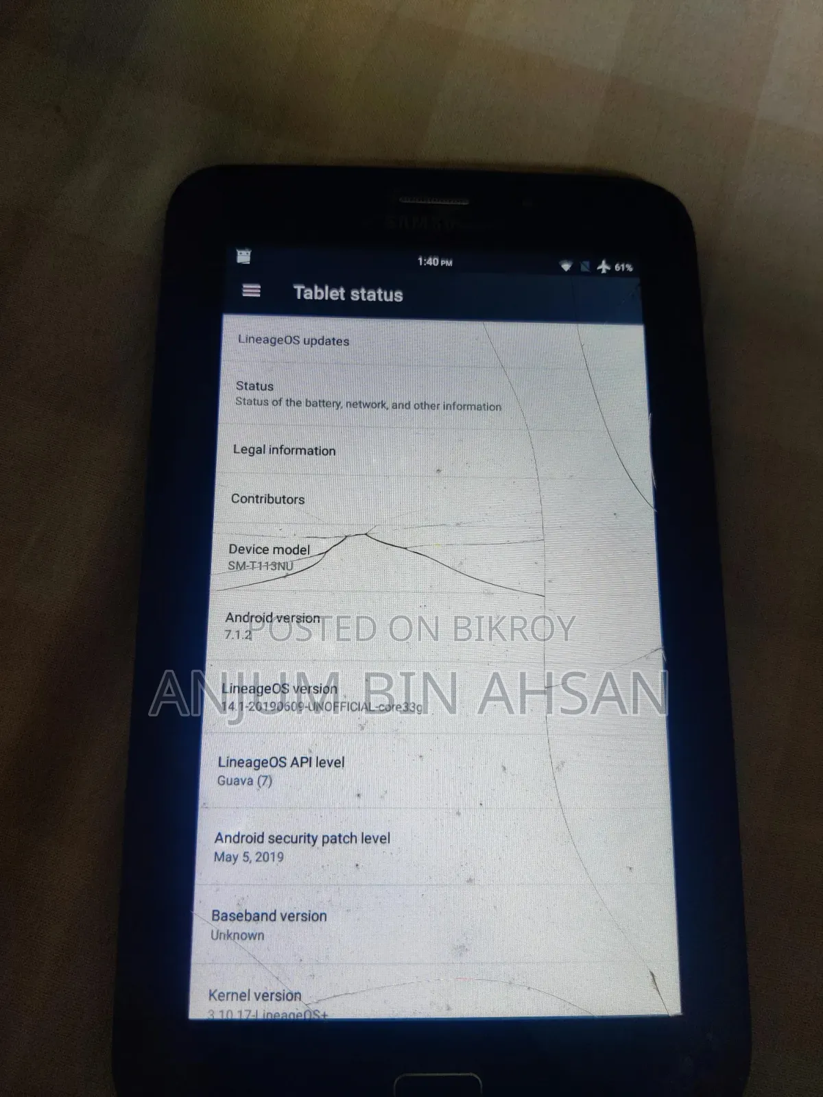 Samsung Galaxy Tab 3 Lite 7.0 8 GB Black
