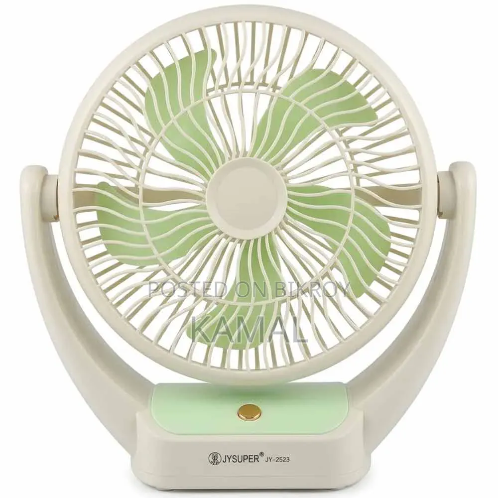 🪭joy Super Jy-2570 Rechargeable Portable Table Fan