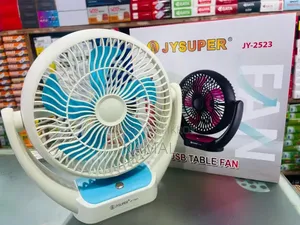 🪭joy Super Jy-2570 Rechargeable Portable Table Fan
