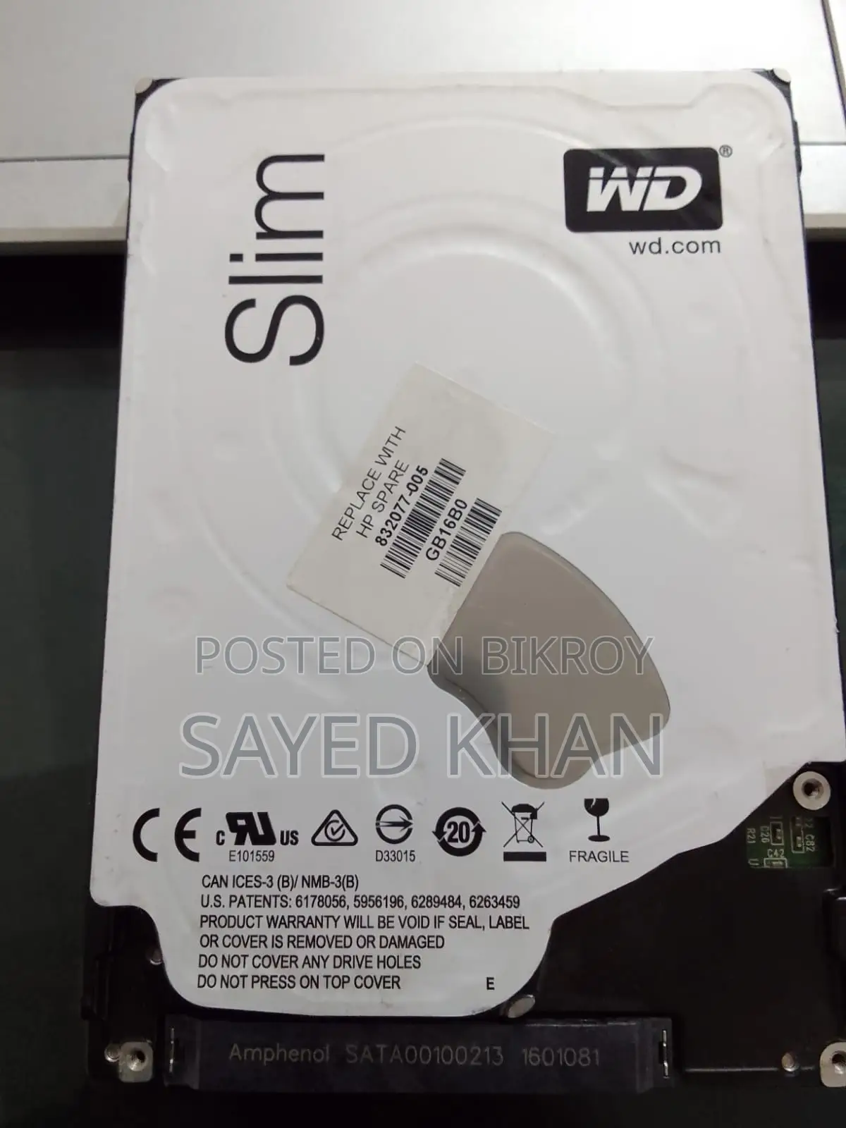 Wd Blue Slim 1tb HDD