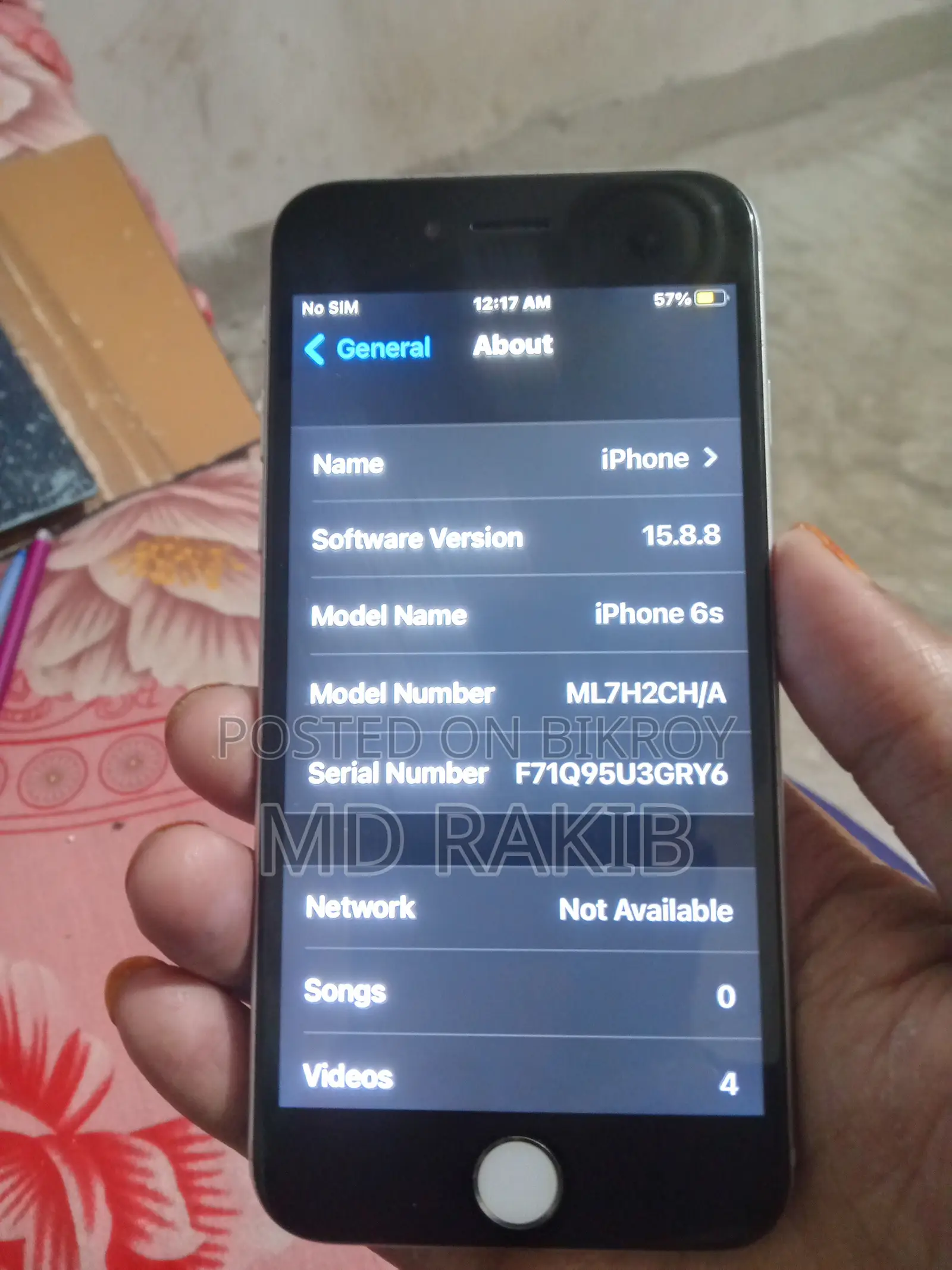 Apple iPhone 6s 64 GB Silver
