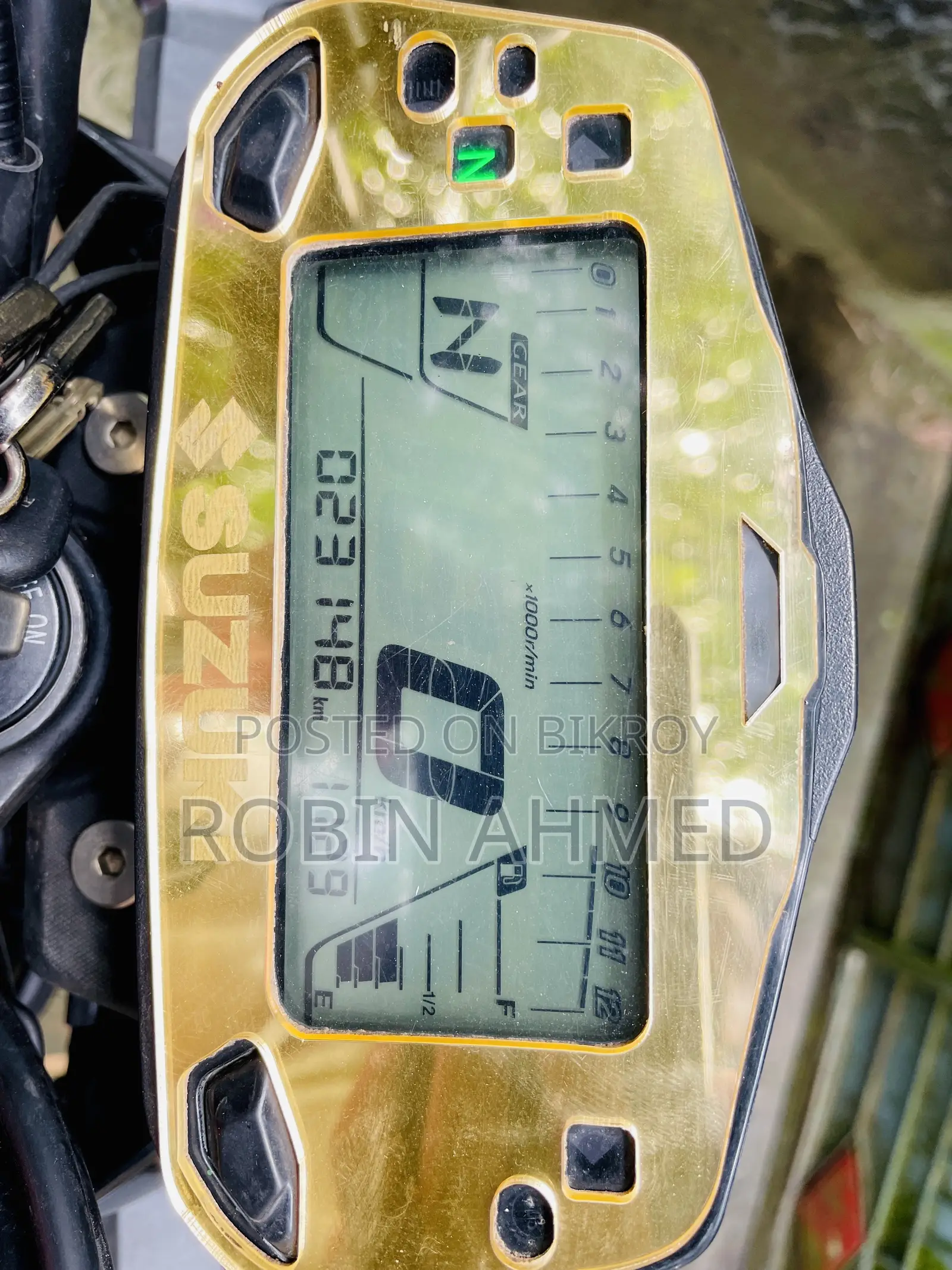 Suzuki Gixxer 2024 Orange