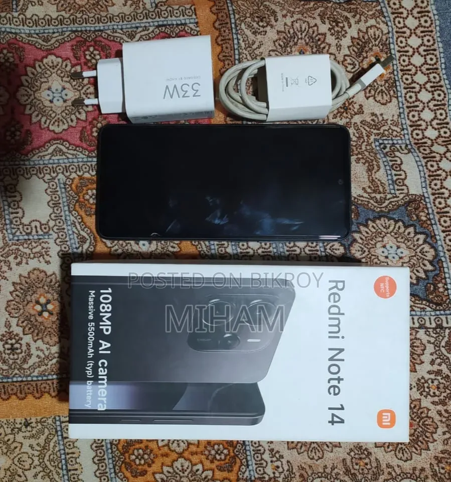 Xiaomi Redmi Note 14 4G 256 GB Black
