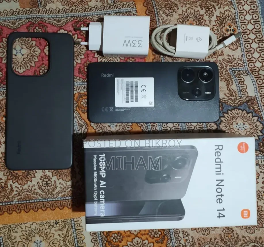Xiaomi Redmi Note 14 4G 256 GB Black