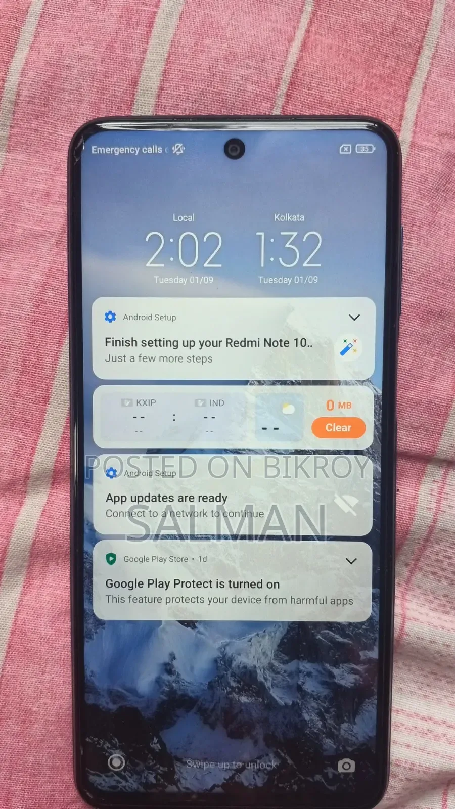 Xiaomi Redmi Note 9 Pro 64 GB Blue