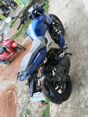 New TVS Apache RTR 160 4V 2024 Blue