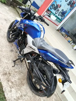 New TVS Apache RTR 160 4V 2024 Blue
