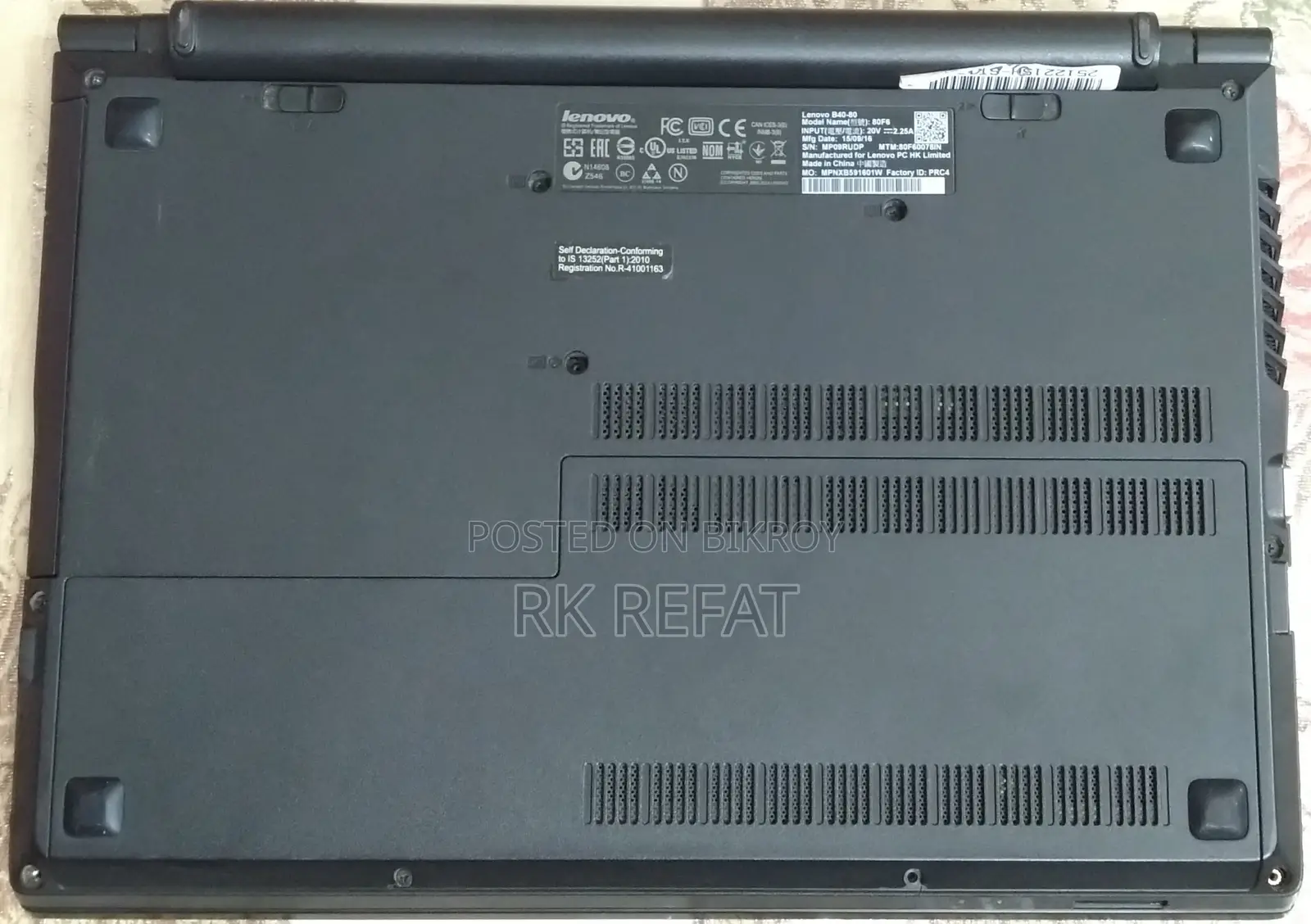 Laptop Lenovo 4GB Intel Core i5 HDD 1T