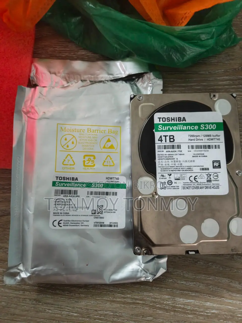 Toshiba 4TB Surveillance HDD – Urgent Sale