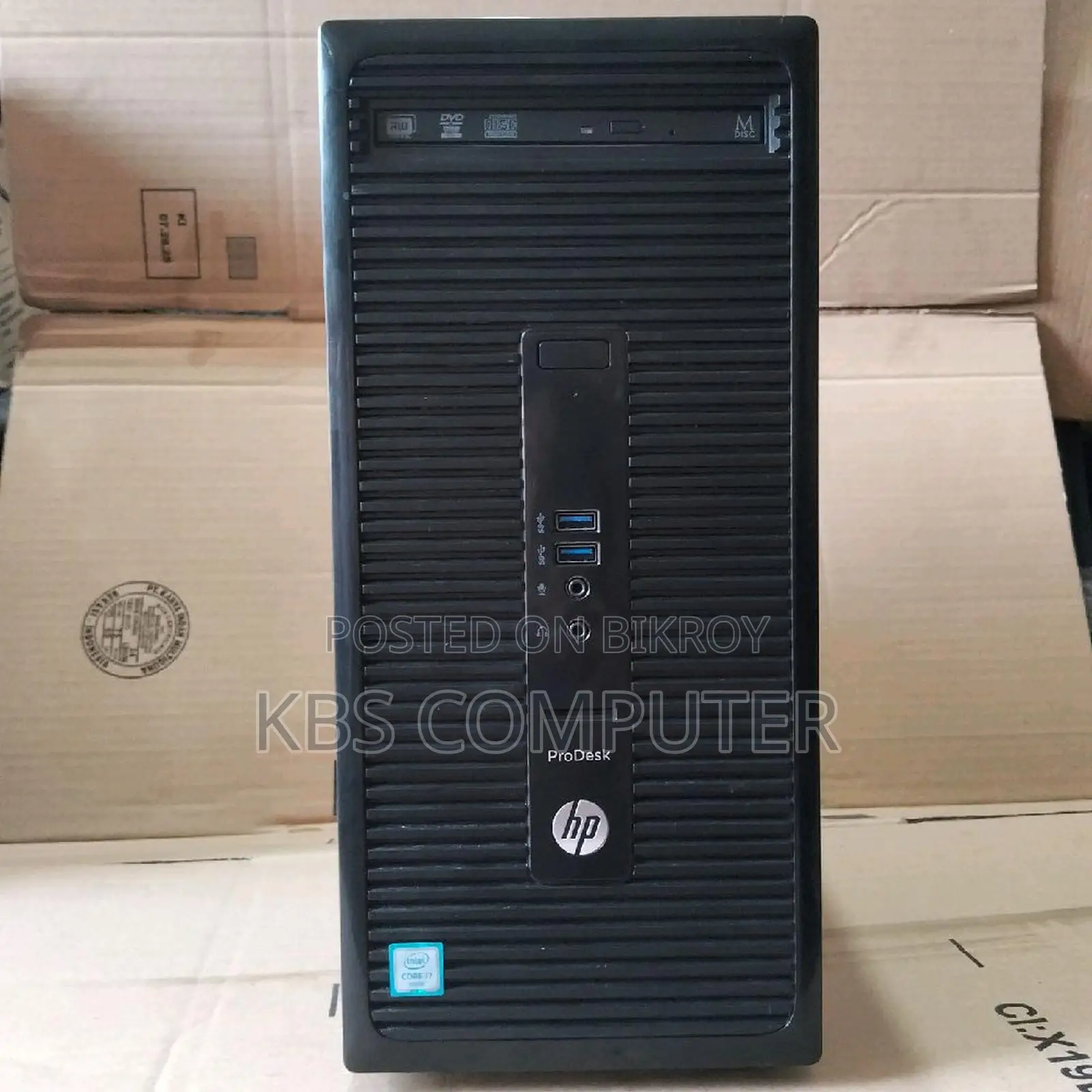 Desktop Computer HP ProDesk 400 8GB Intel Core i7 SSD 128GB