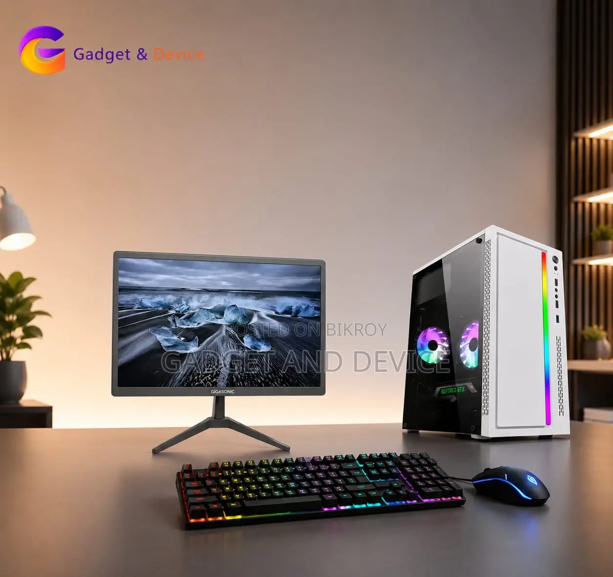New Desktop Computer 8GB Intel Core i5 HDD+SSD 500GB