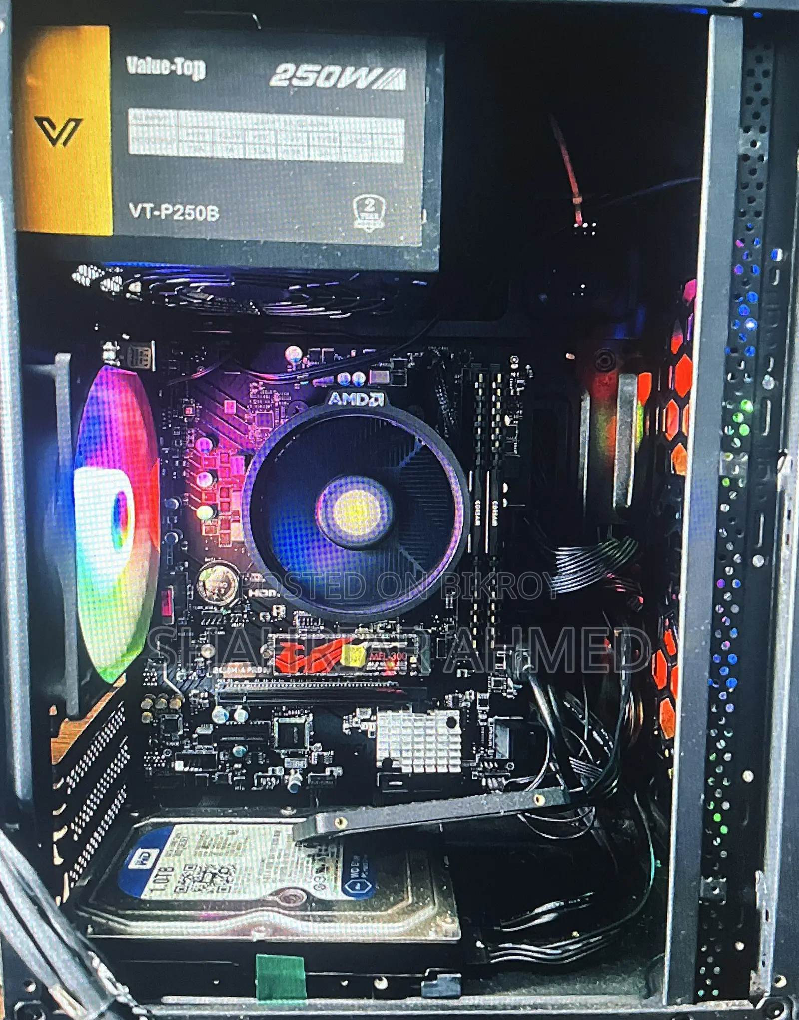 Desktop Computer MSI 16GB AMD Ryzen 5 HDD+SSD 256GB