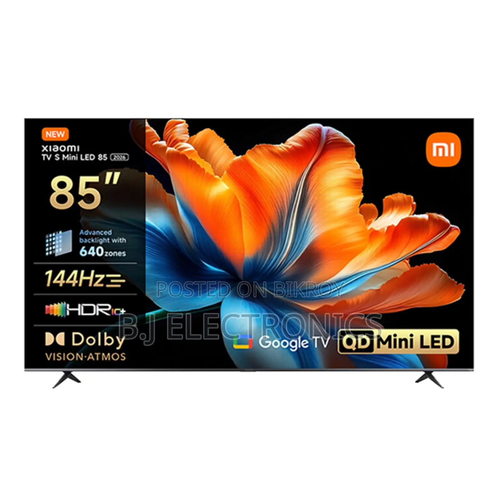Xiaomi TV S Mini LED 85 2026 85 Inch 4K UHD QD-Mini LED Google TV