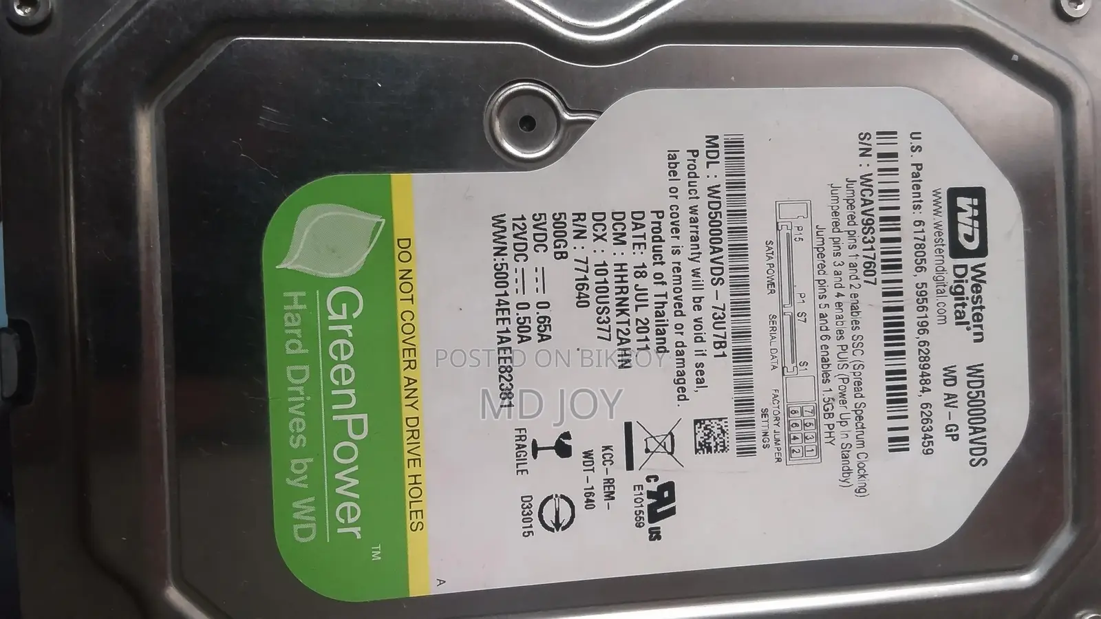 500gb HHD Wd