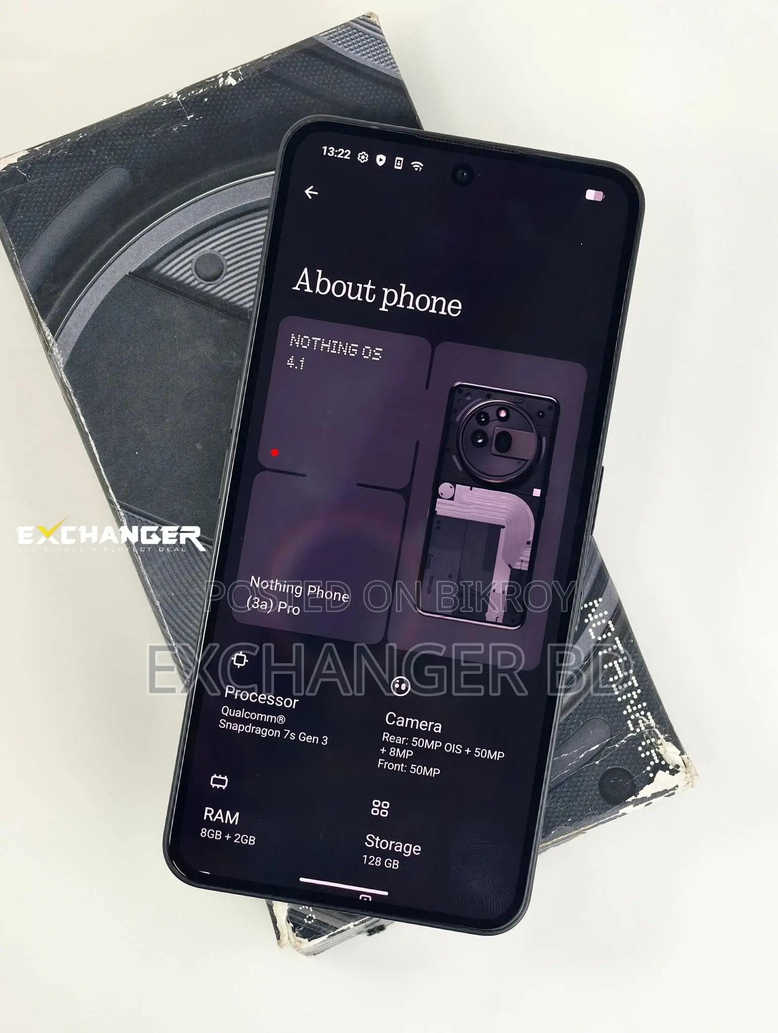 Nothing Phone 3a Pro 128 GB Black