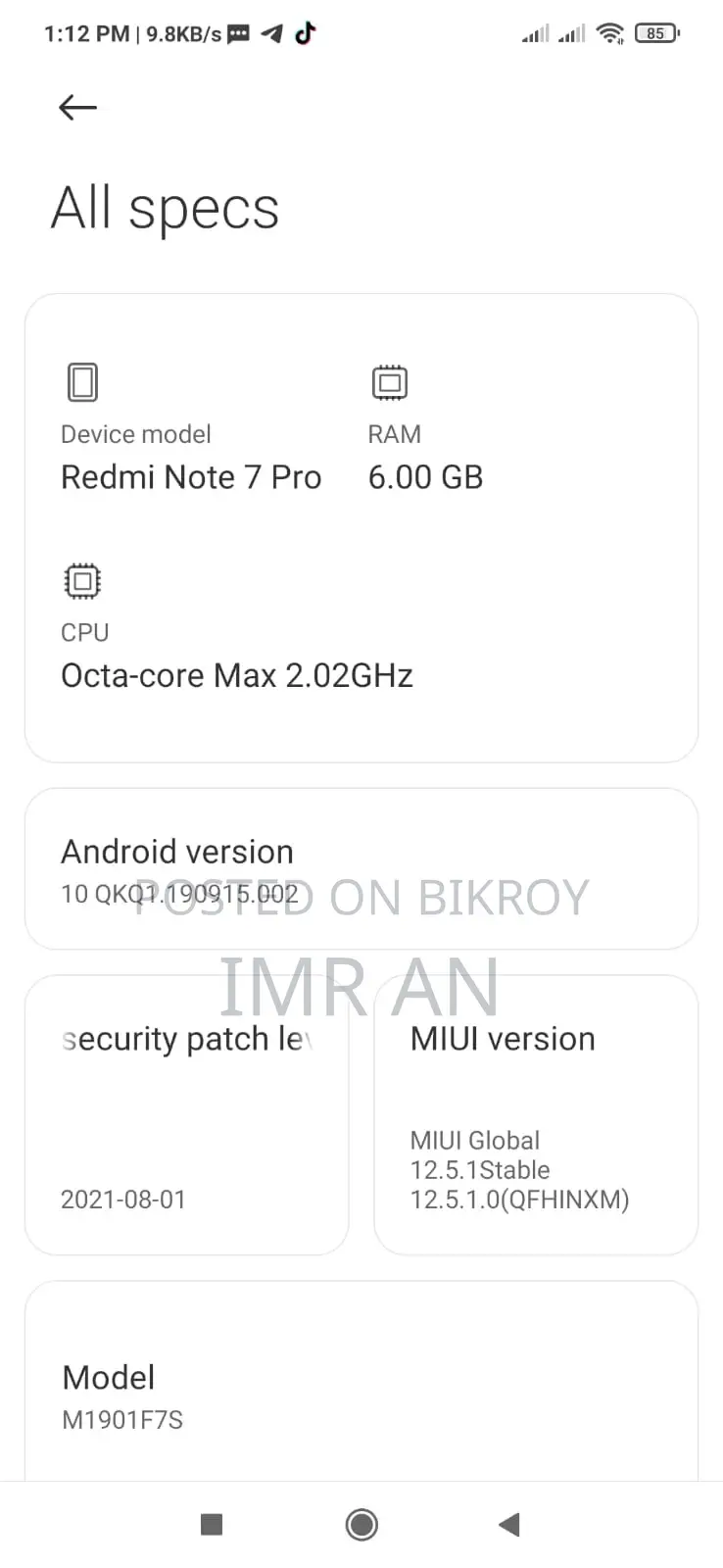 Xiaomi Redmi Note 7 Pro 128 GB Red