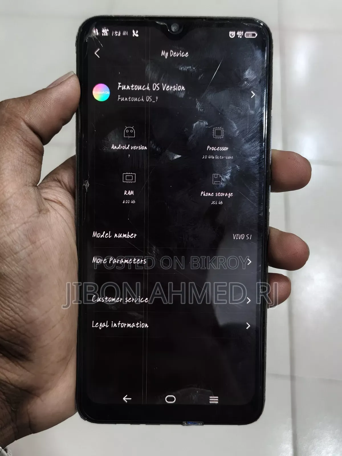 Vivo S1 128 GB Blue