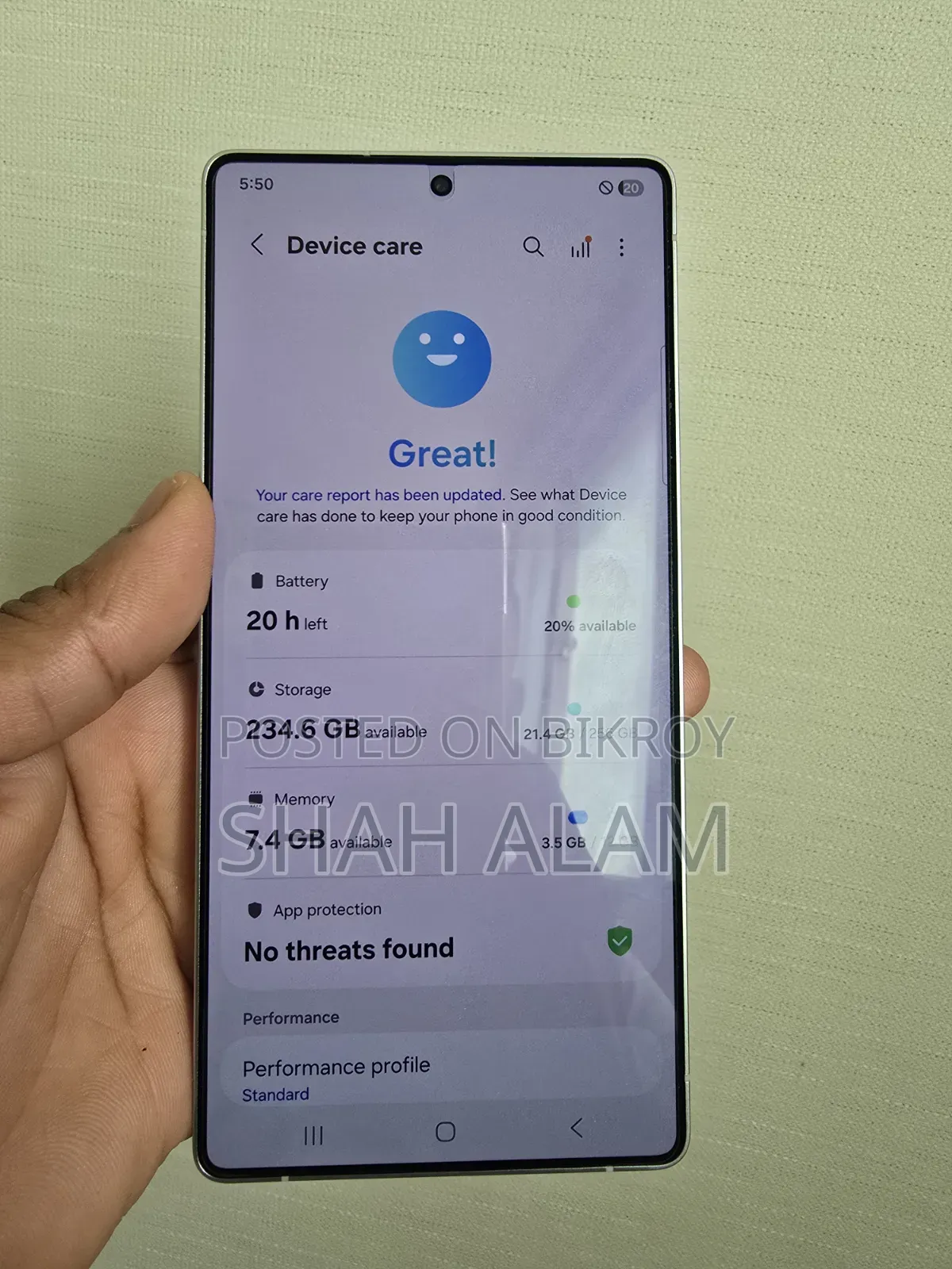 Samsung Galaxy S25 Ultra 256 GB White