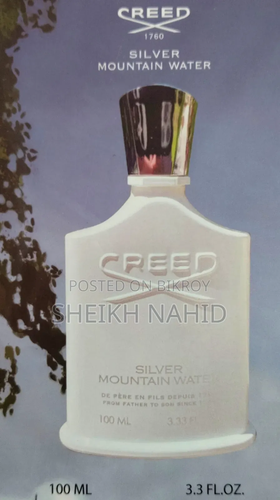 Creed Fragrance: Silver Mountain Water Eau De Parfum (EDP)