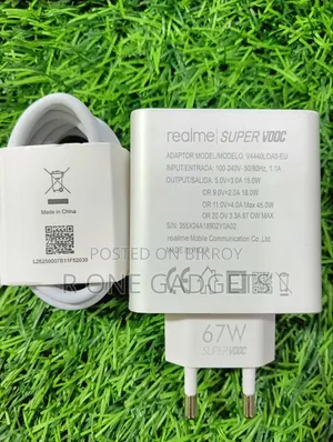 Realme 67w Supervooc Original Charger