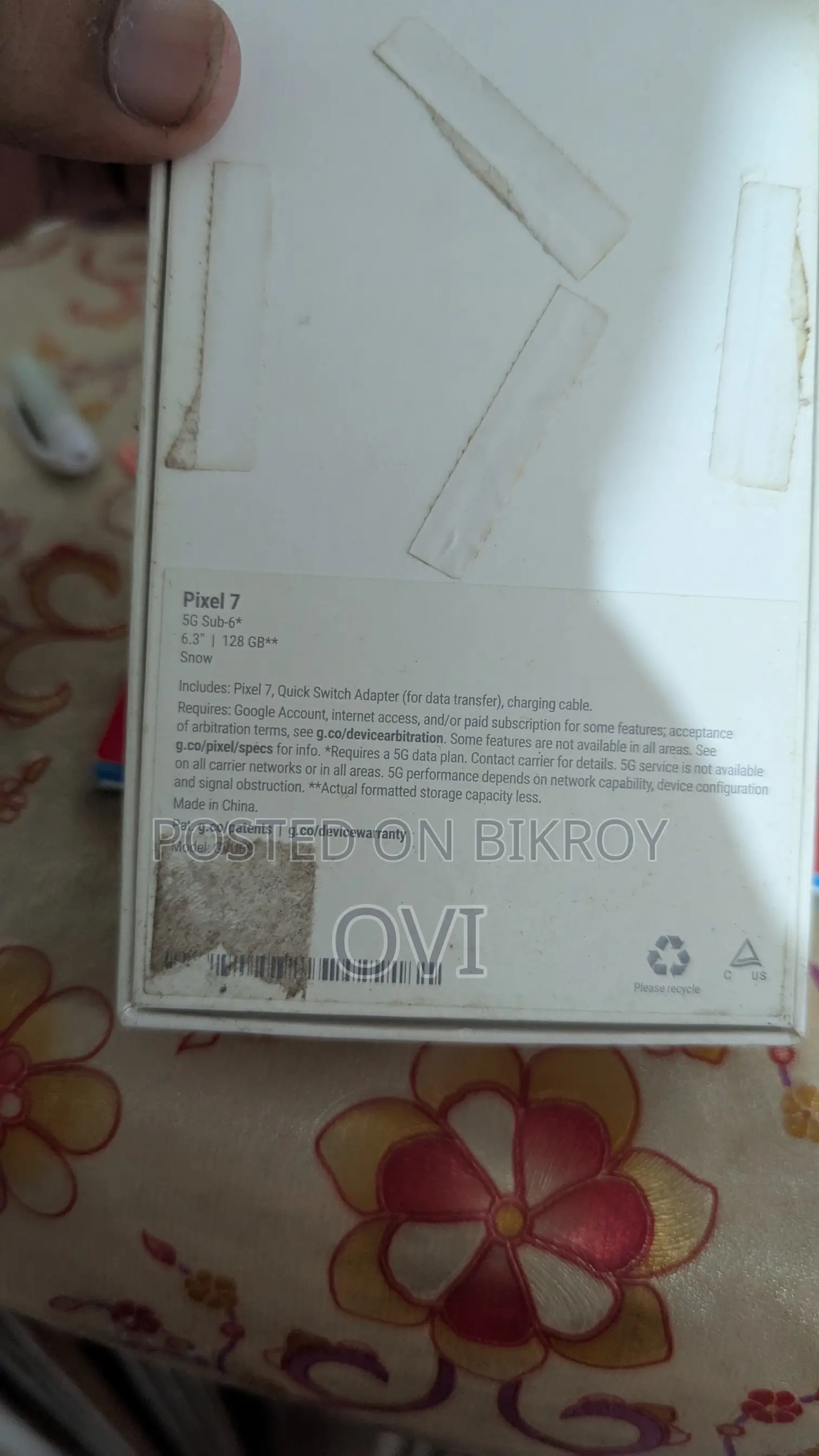 Google Pixel 7 128 GB White