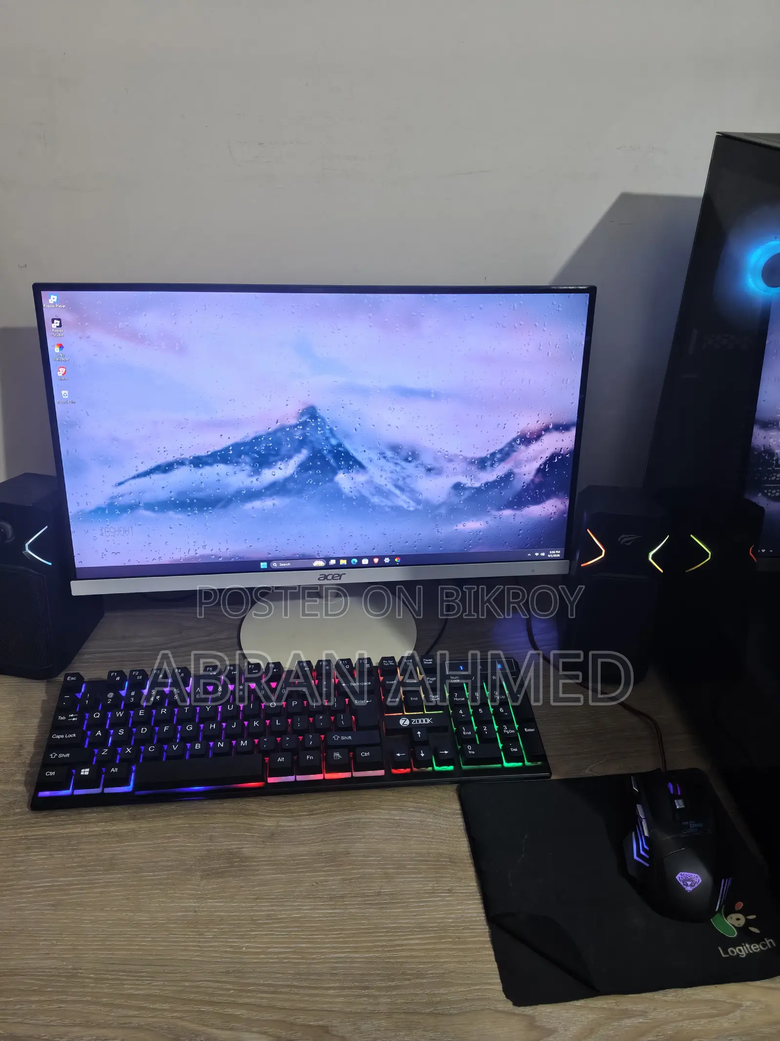 Desktop Computer Acer 8GB AMD Ryzen 7 SSD 512GB