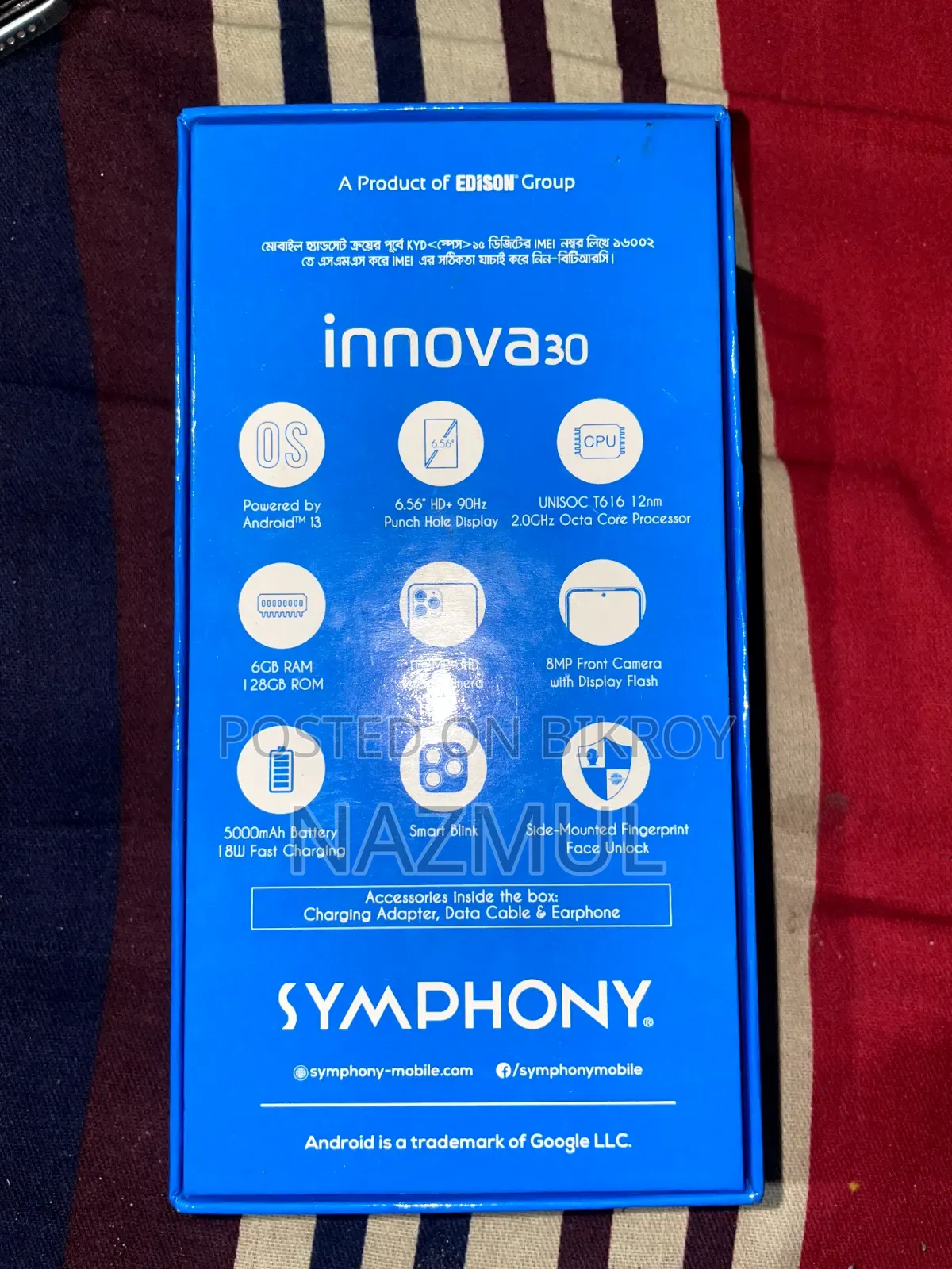 Symphony Innova 30 128 GB Silver