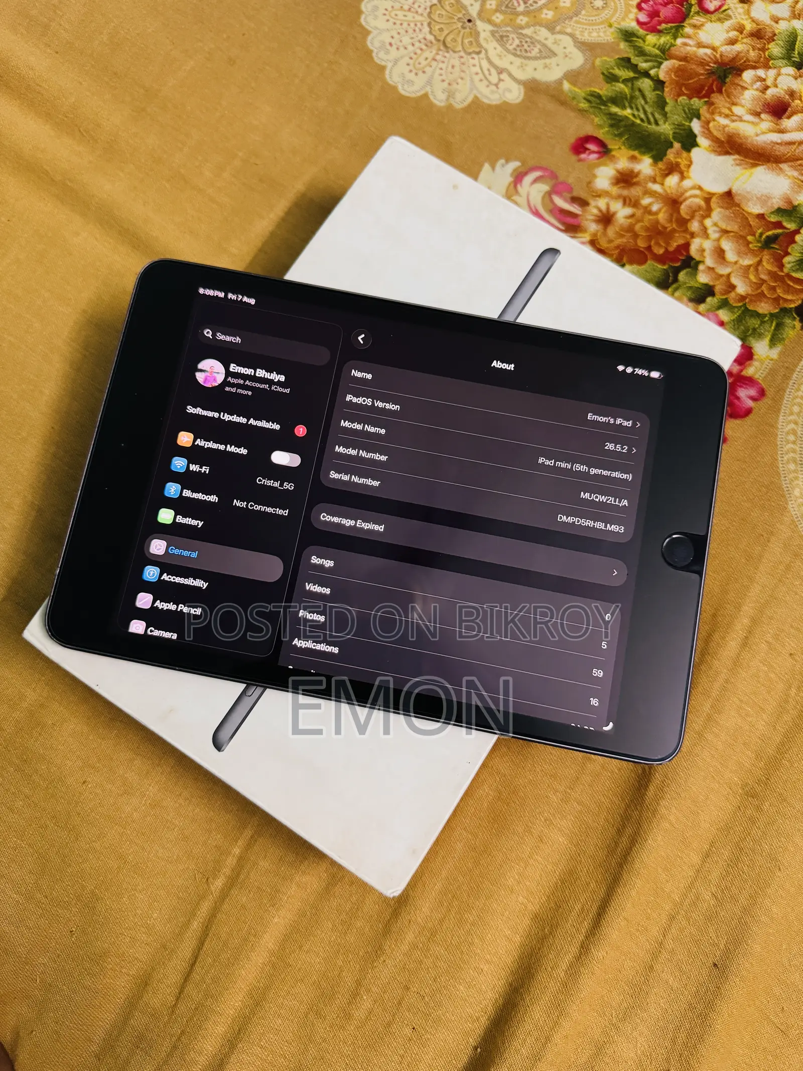 Apple iPad mini 5 (2019) 64 GB Silver