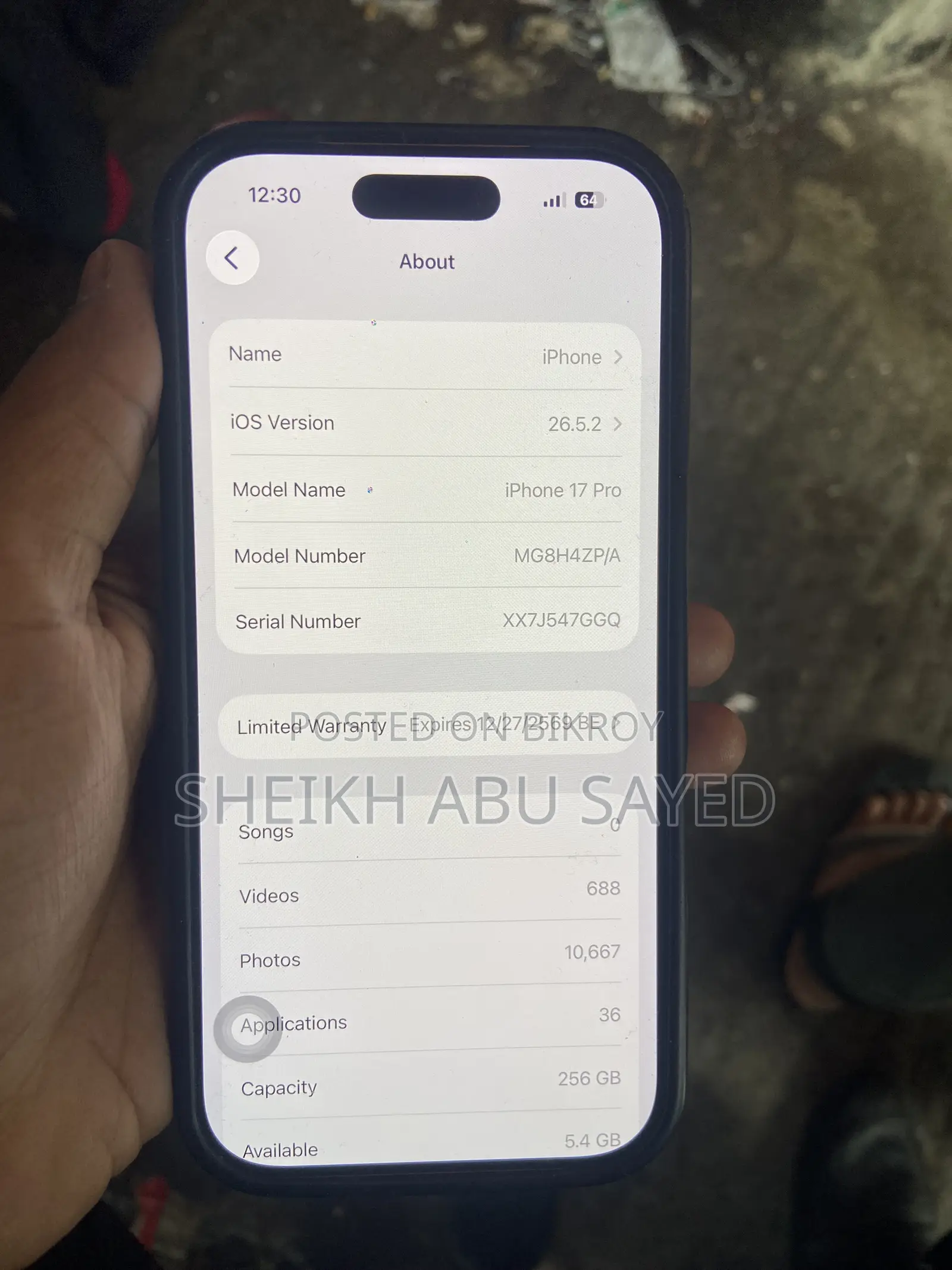 Apple iPhone 17 Pro 256 GB Orange
