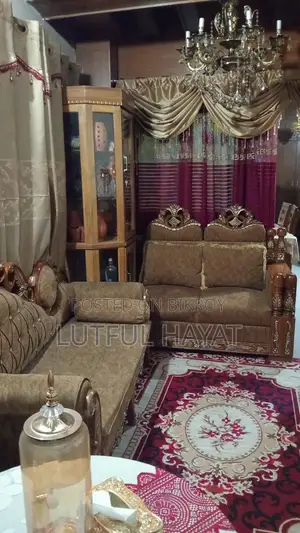 5 Sit Er Sofa,extra Divan ,Sofar Table Ar Sathe Aro 5ta Table Er Sit