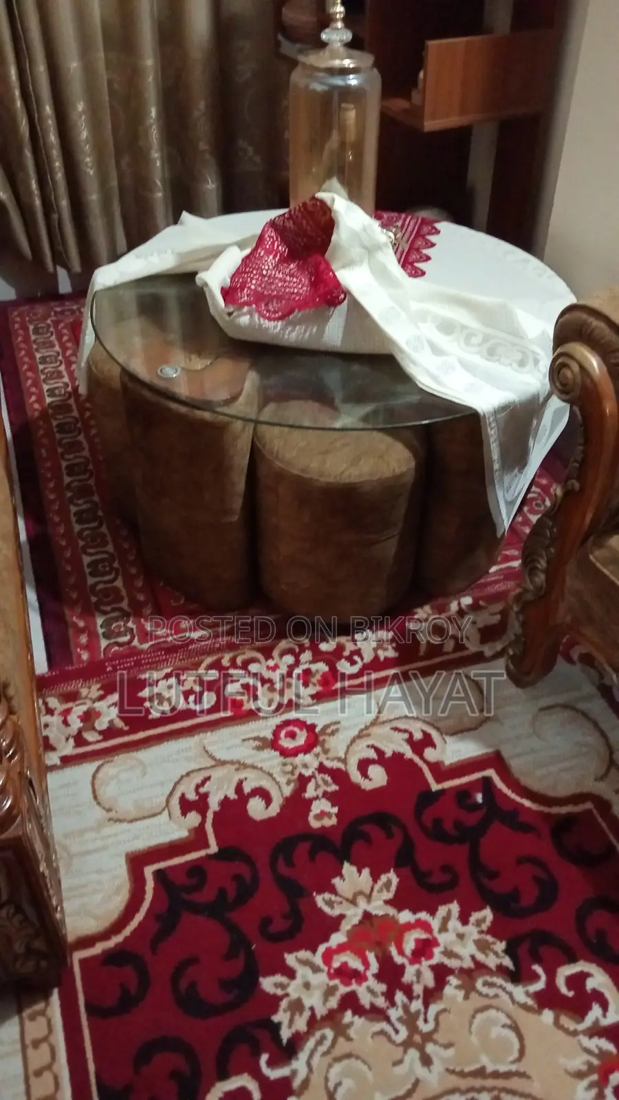 5 Sit Er Sofa,extra Divan ,Sofar Table Ar Sathe Aro 5ta Table Er Sit