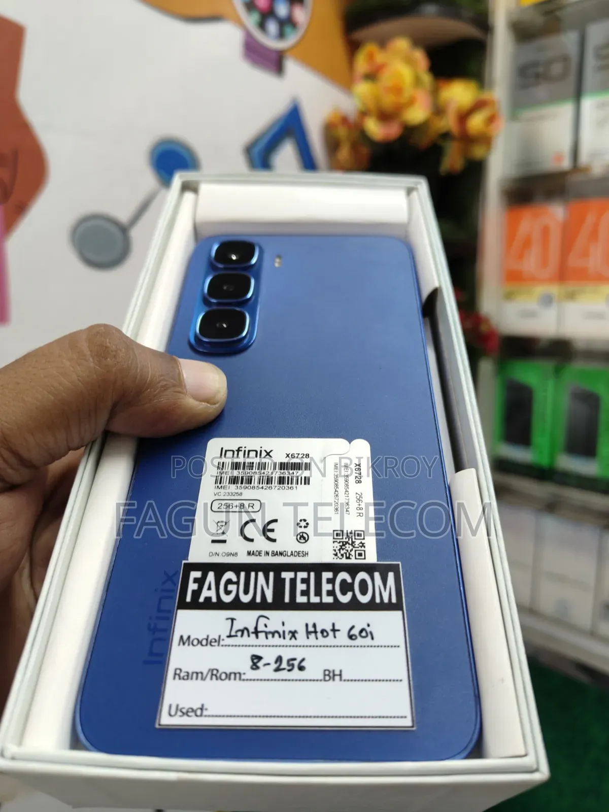 Infinix Hot 60i 256 GB Blue