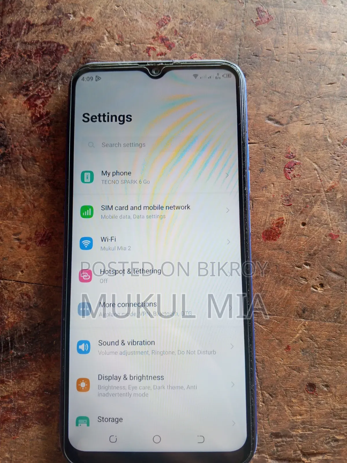 Tecno Pop 6 Go 64 GB Blue